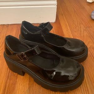 Black Mary Janes